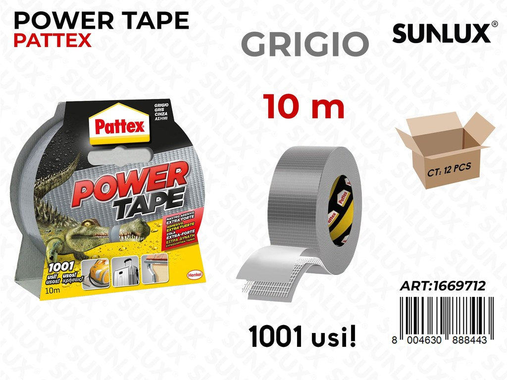 Pattex Power Tape Grigio 10MT