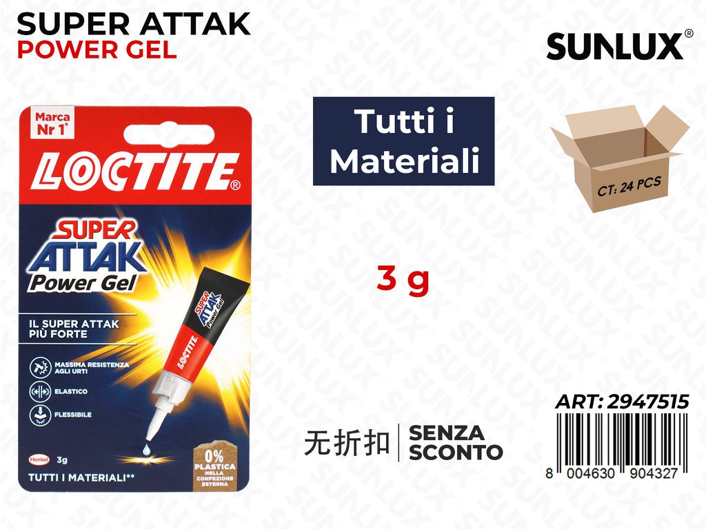 Esp. Super Attak Power Flex Gel 3G