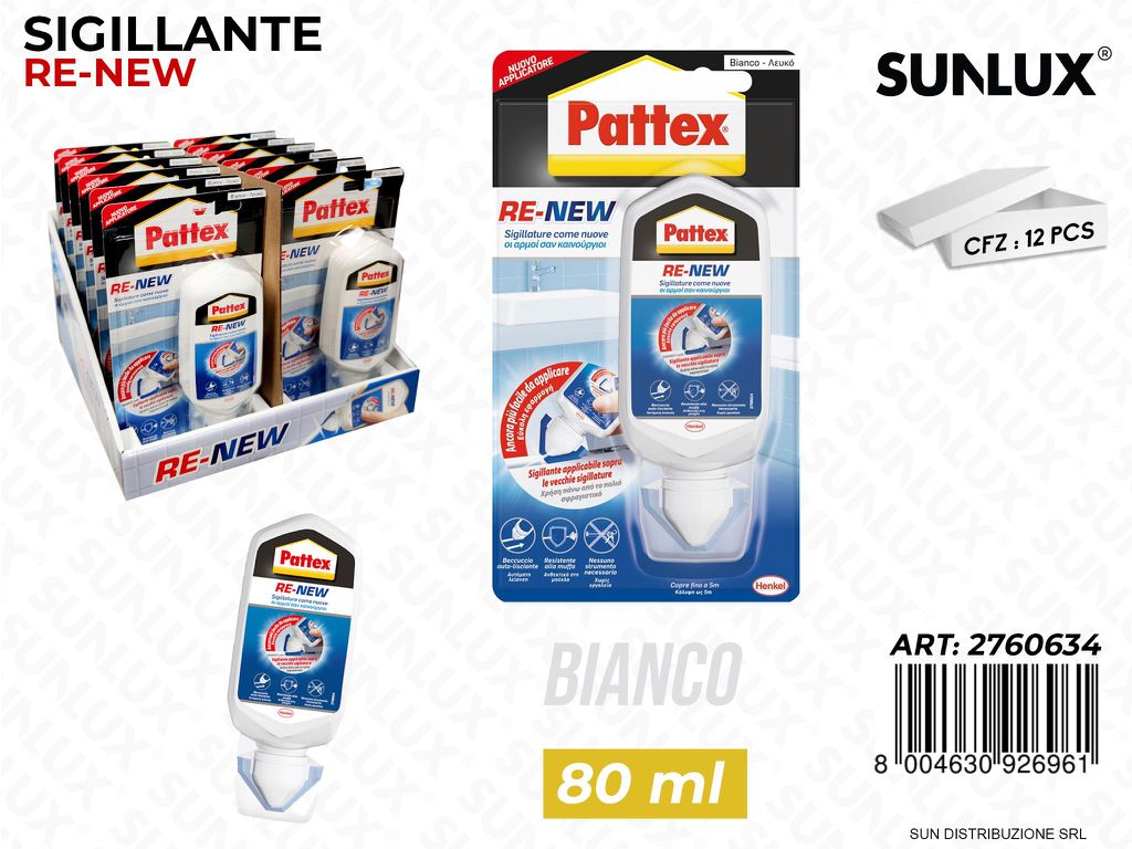 Pattex Sigillante Re-new Bianco 80ML