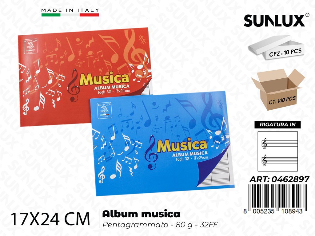 Album Musica 17X24 32FF
