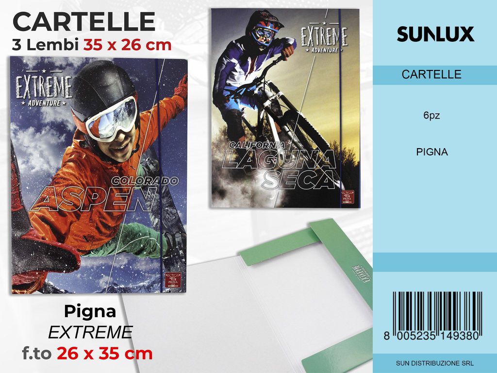 Cartelle 3 Lembi Extreme F.to 26*35CM