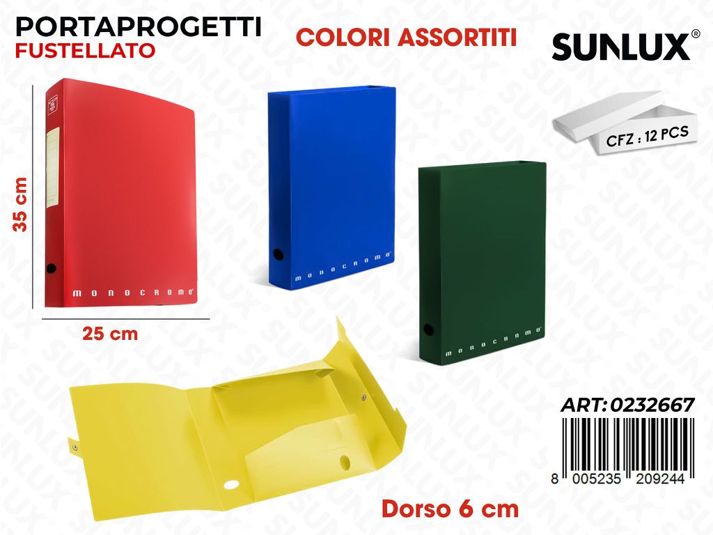 Portaprogetti Fustell. Monoc. DORSO6 25*35CM