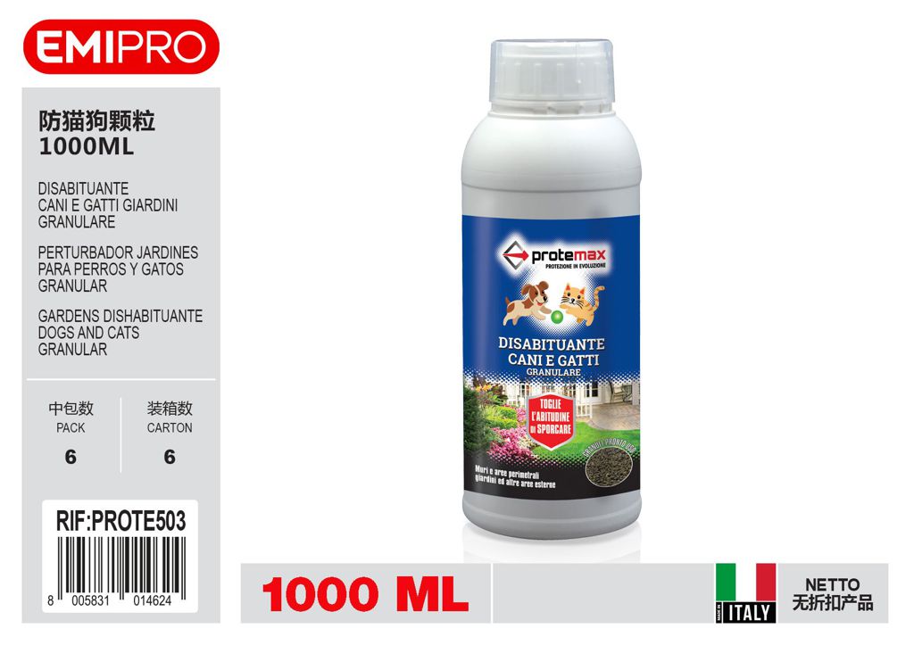 DISABITUANTE CANI GATTI GIARDINI GRANULARE 1000ML