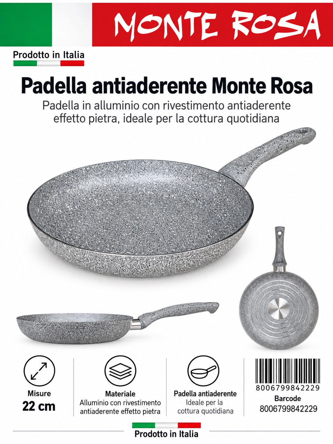Linea.Monterosa Padella Cm22