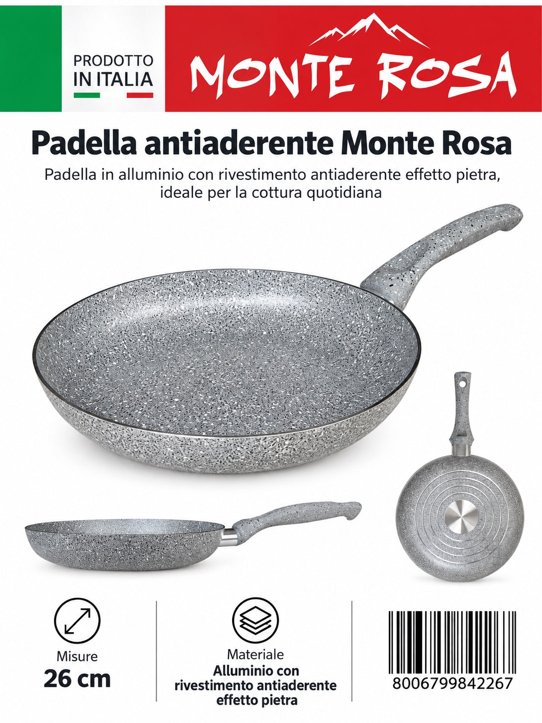 Linea.Monterosa Padella Cm26