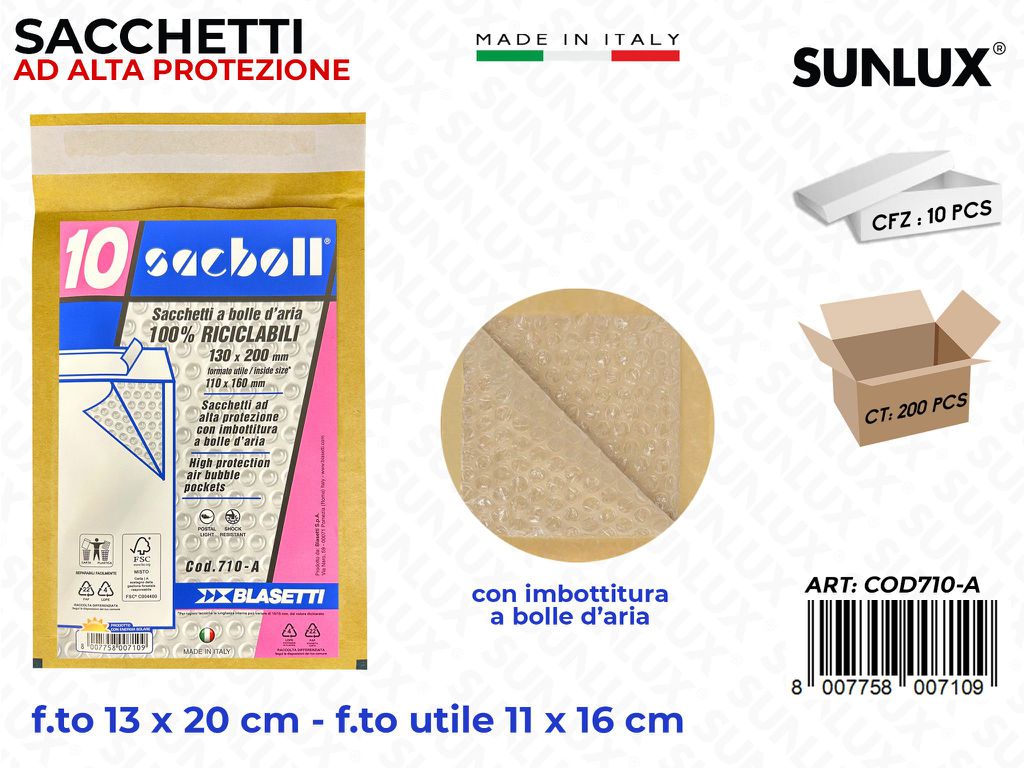 Sacchi Sacboll a 13*20CM