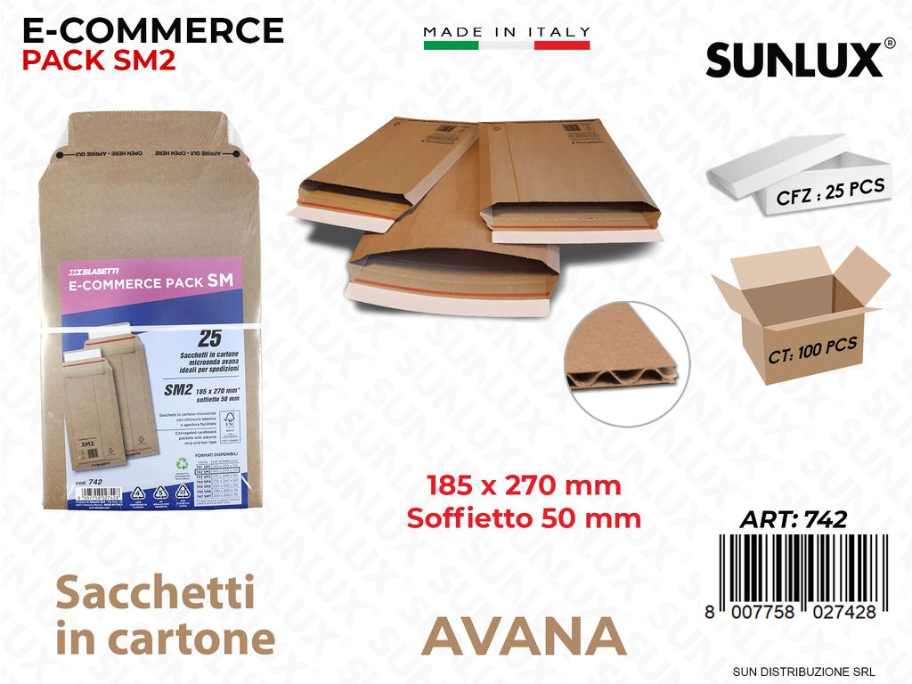 E-commerce Pack SM2 185*270*50MM