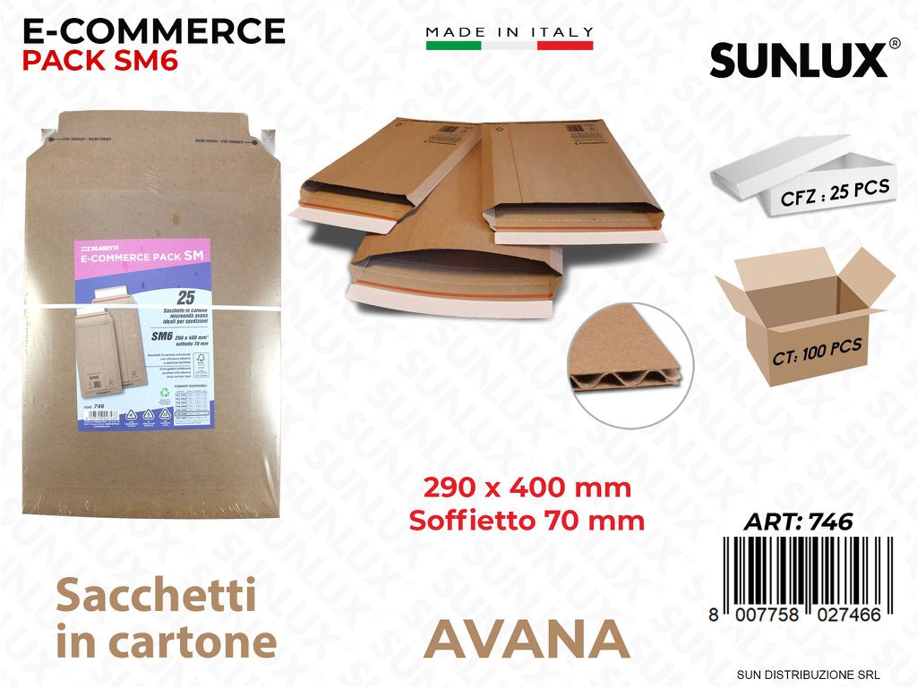 E-commerce Pack SM6 290*400*70MM