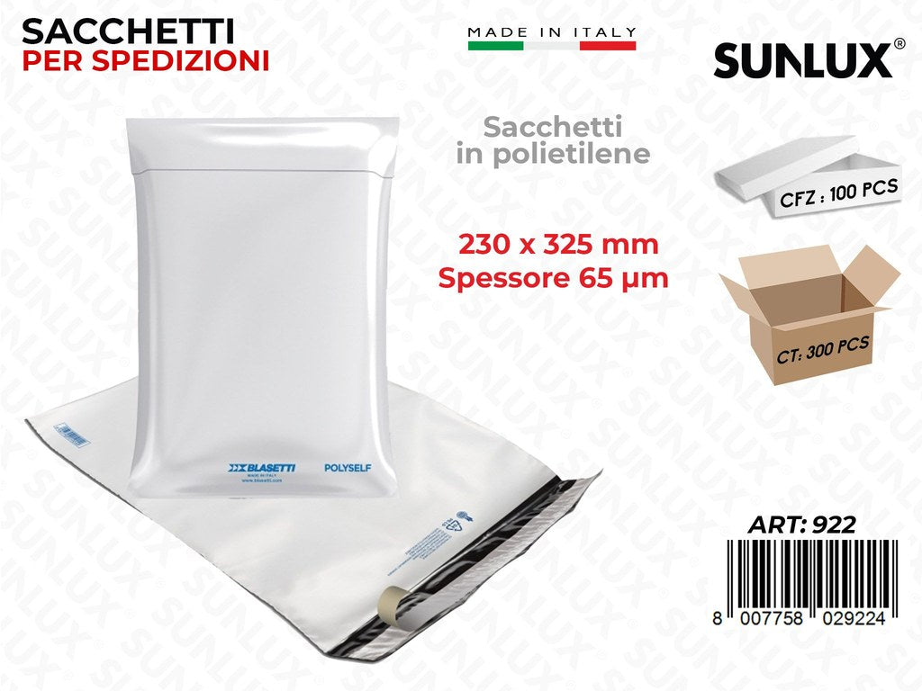 Blasetti Sacchetti Spedizioni 230*325MM