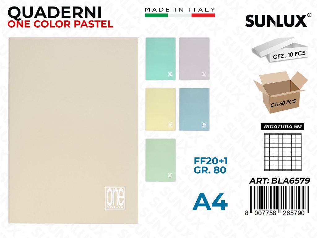 One Color Maxi Pastel FSC80 5M