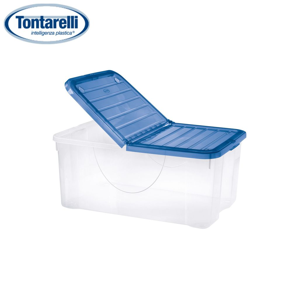 Dodo Box 40L+COPERCHIO Pieghevole Blu