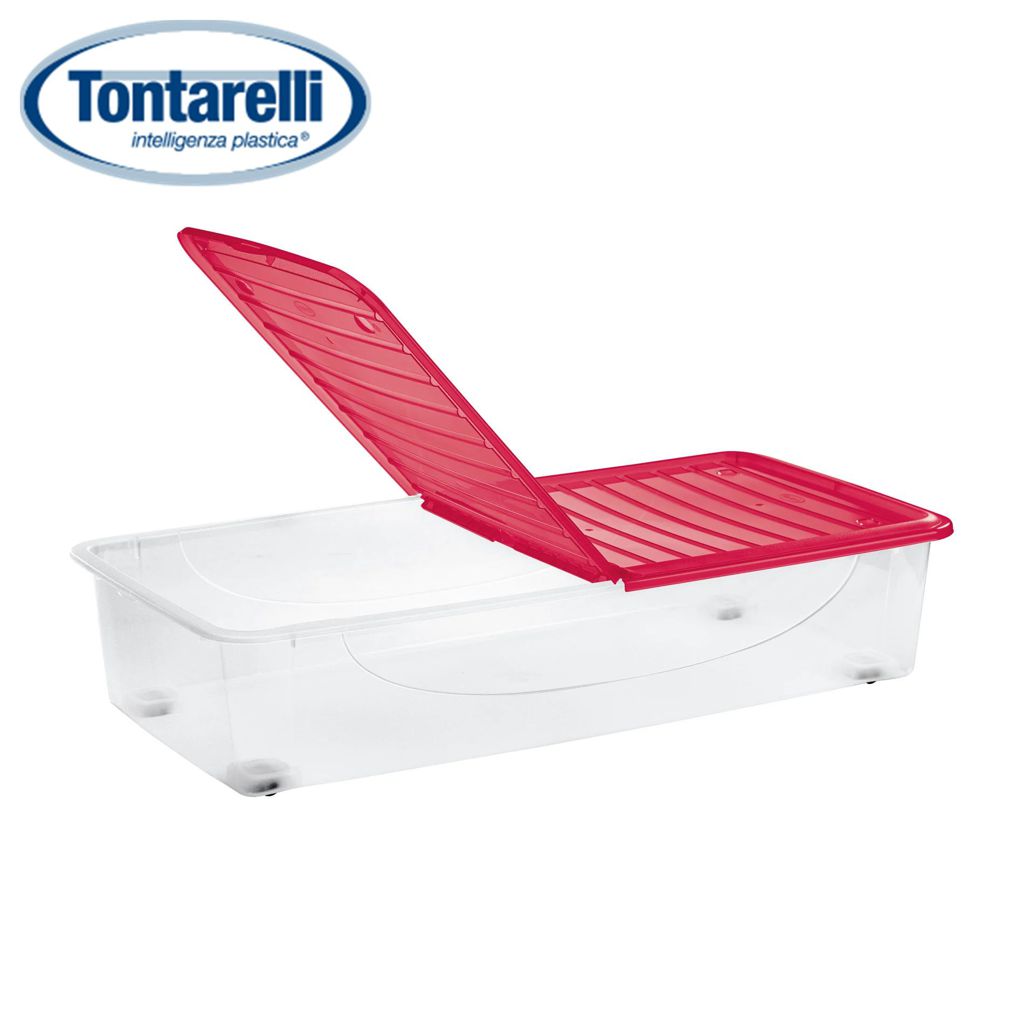 Dodo Stock-box 80X40 +cop.piegh. e Ruote Rosso