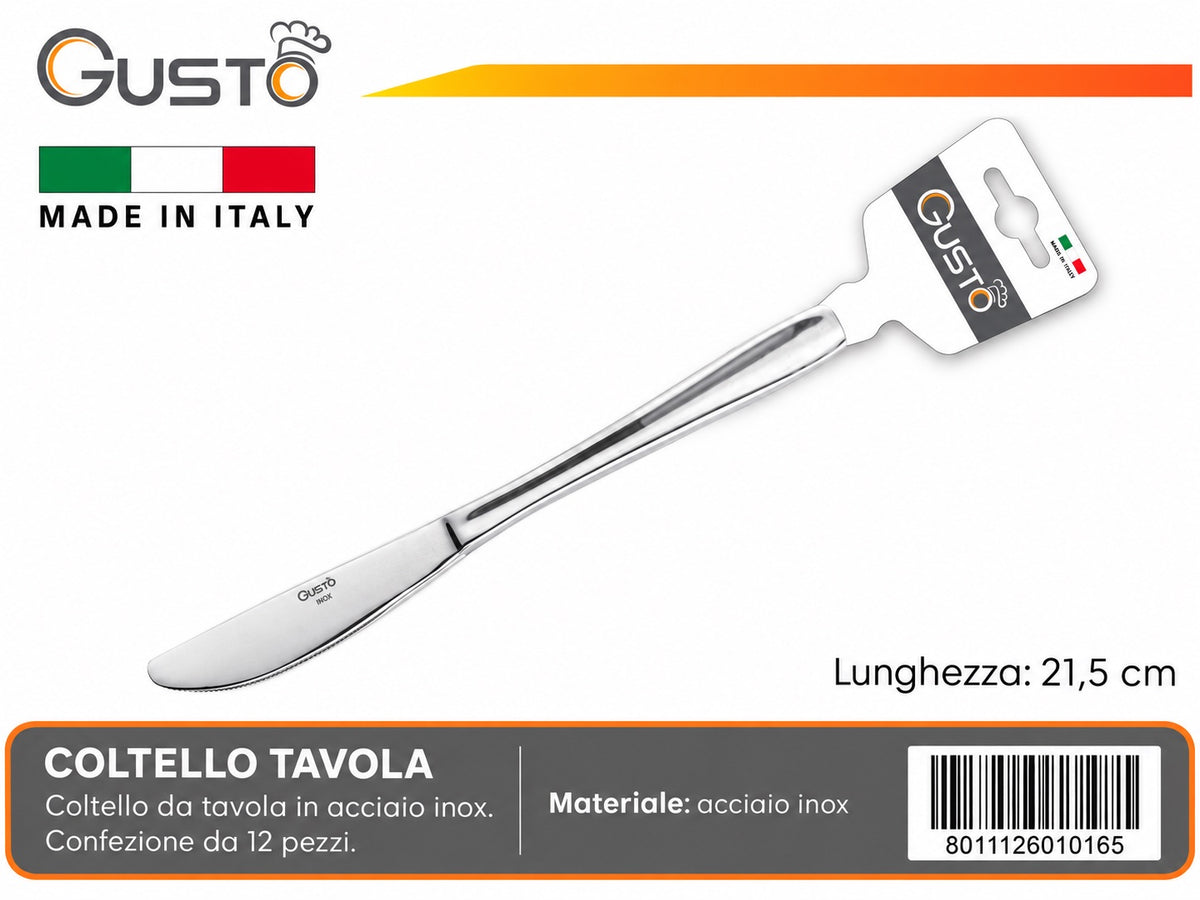 Linea Hotel Coltello Tav. Inox 2Pz Pk10Ho