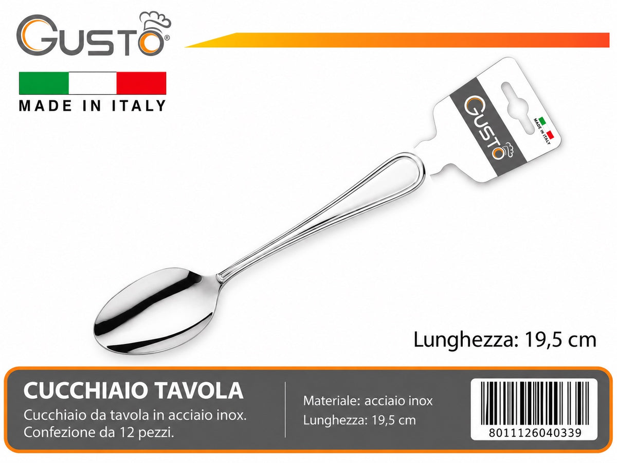 Linea Classic Cucchiaio Tav. Inox 3Pz Pk40Cl/Cs
