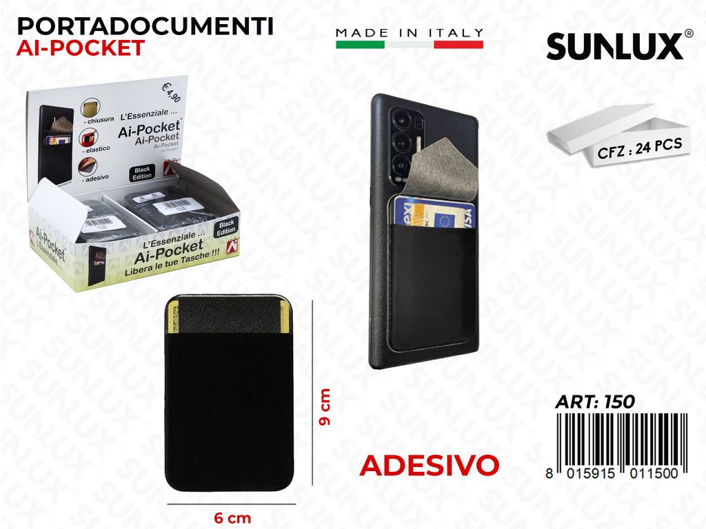 ALP.150 Portadocumenti Ai-pocket 6*9CM