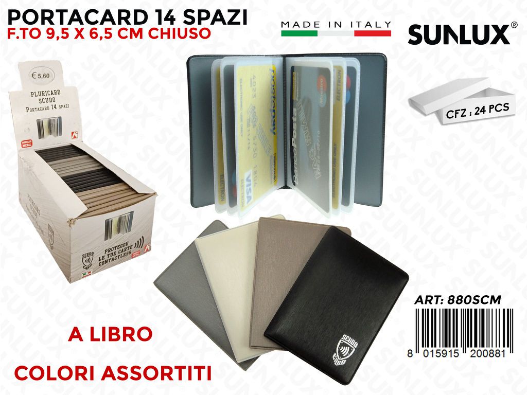 880SCM Pluricard Scudo Metal 24PZ/Pacco
