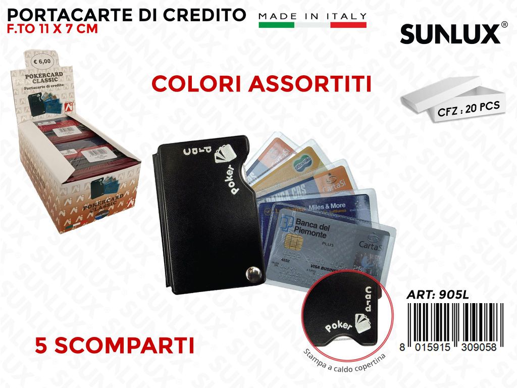 905L Pokercard Classic 11*7CM 20PZ /Pacco