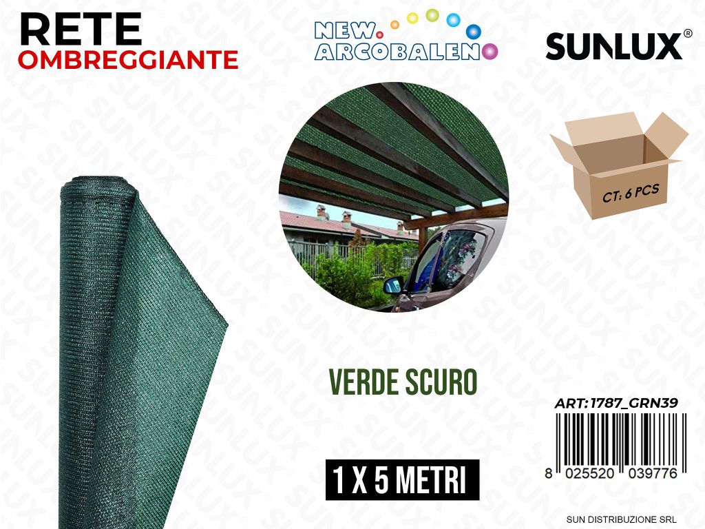 Rete Ombreggiante Verde 1*5MT