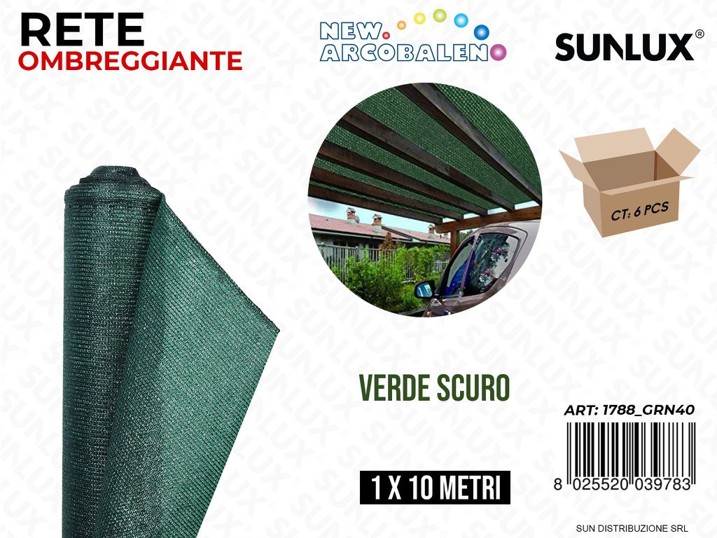 Rete Ombreggiante Verde 1*10MT