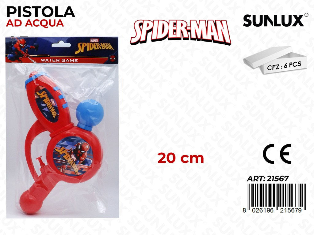 Pistola Ad Acqua Spiderman 20CM