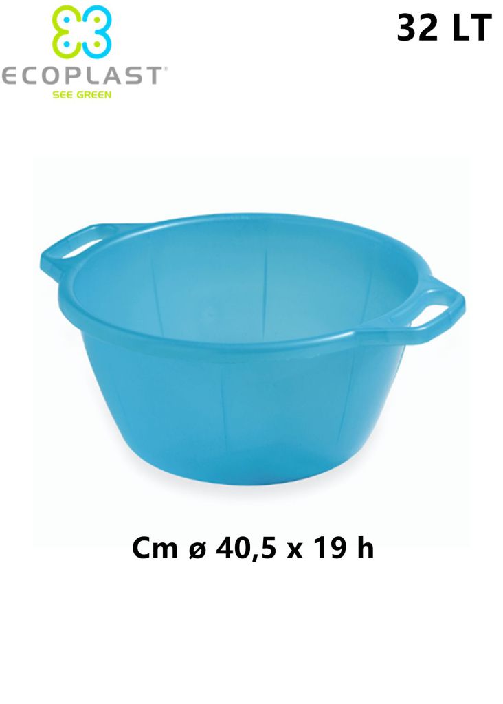 BAGNO TONDO D.40 / Azzurro