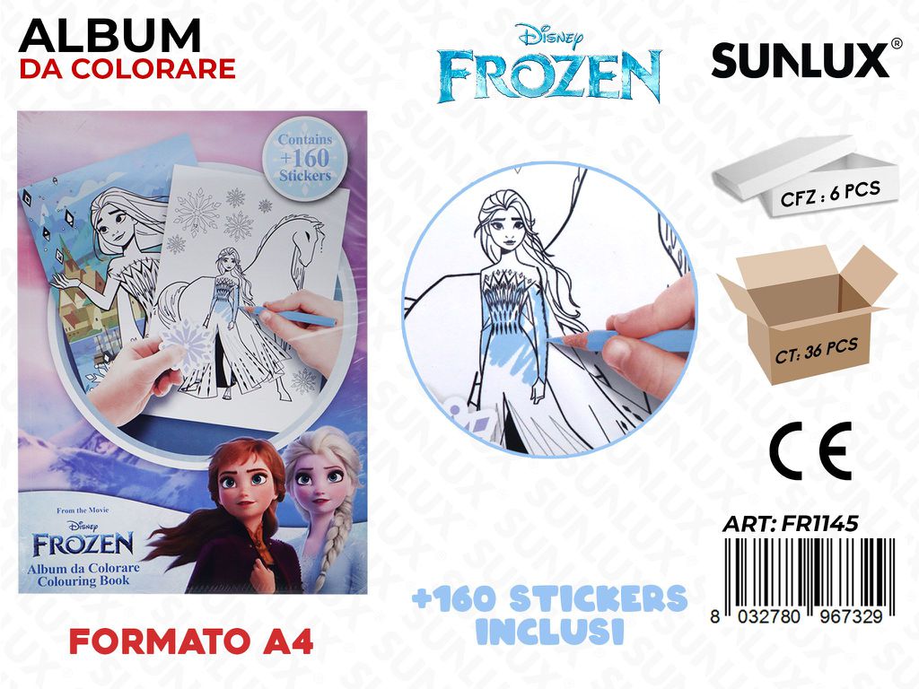 Album da Colorare Frozen A4