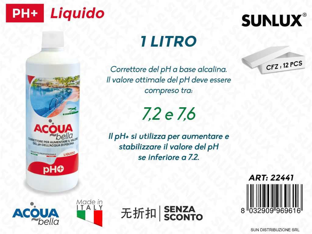 Acqua Bella Ph Piu Liquido 1L