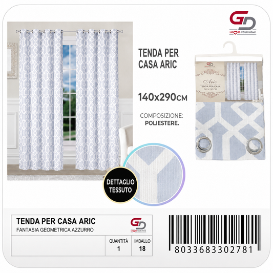 TENDA PER CASA ARIC 140*290CM