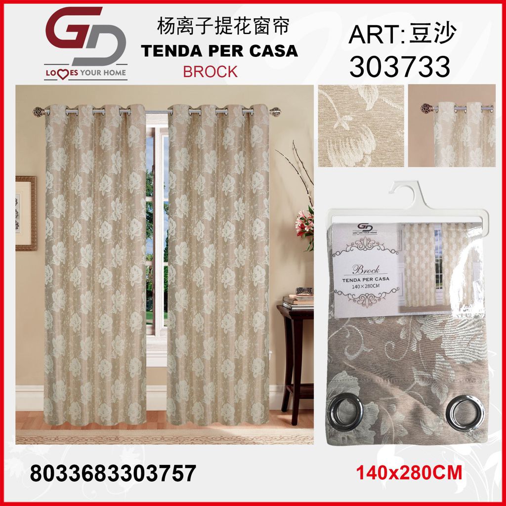TENDA PER CASA BROCK 140X280CM