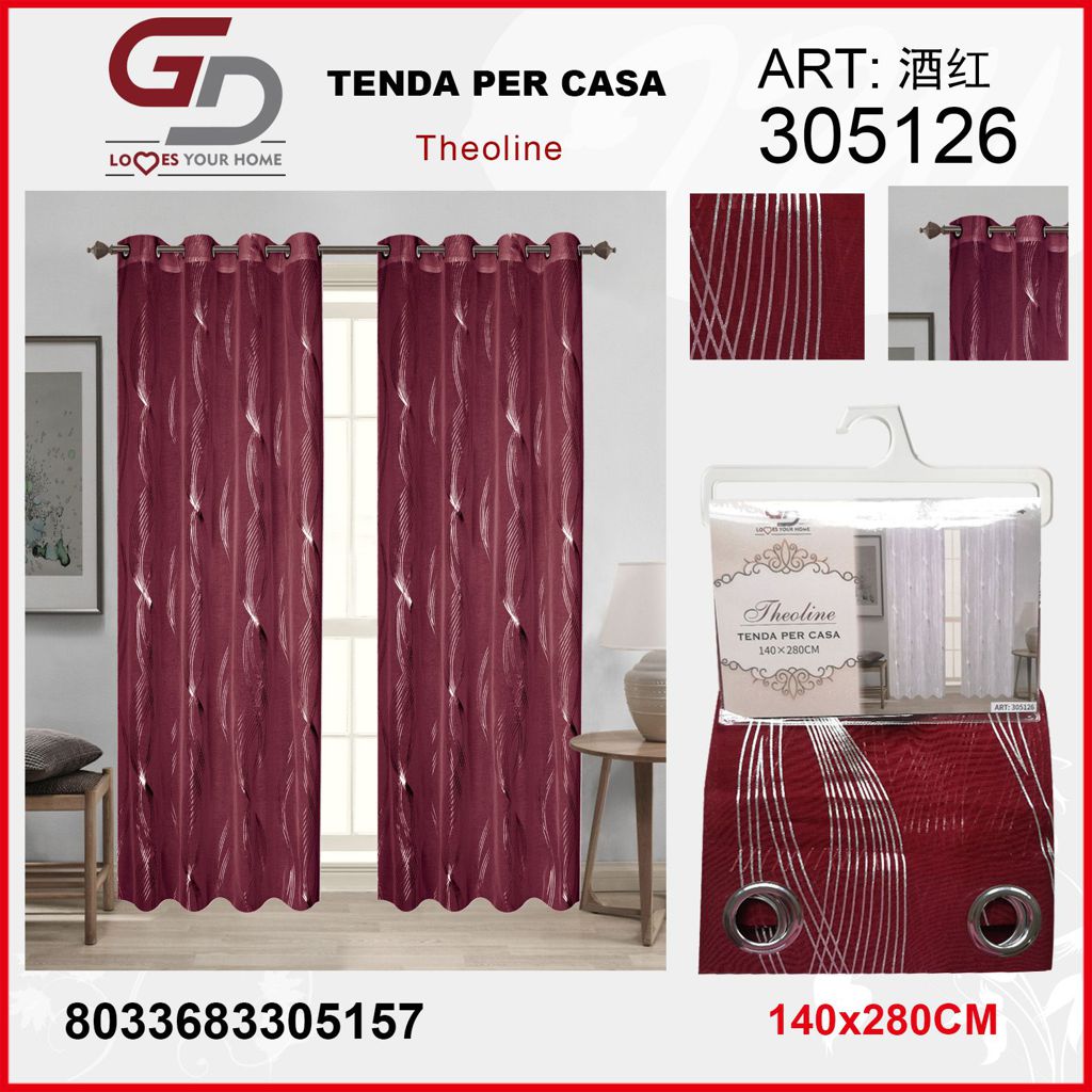 TENDA PER CASA THEOLINE 140*280CM