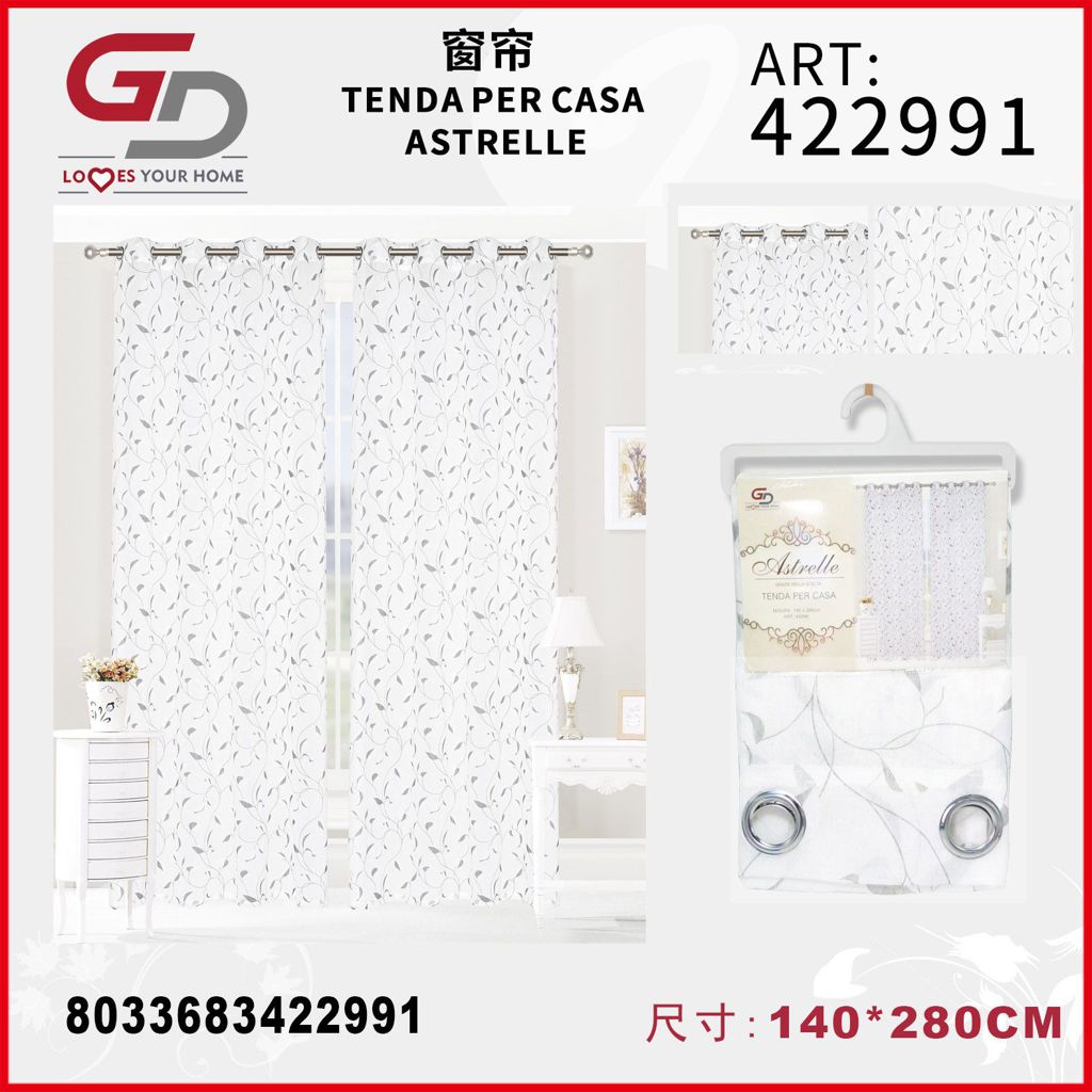 TENDA PER CASA ASTRELLE 140*280CM