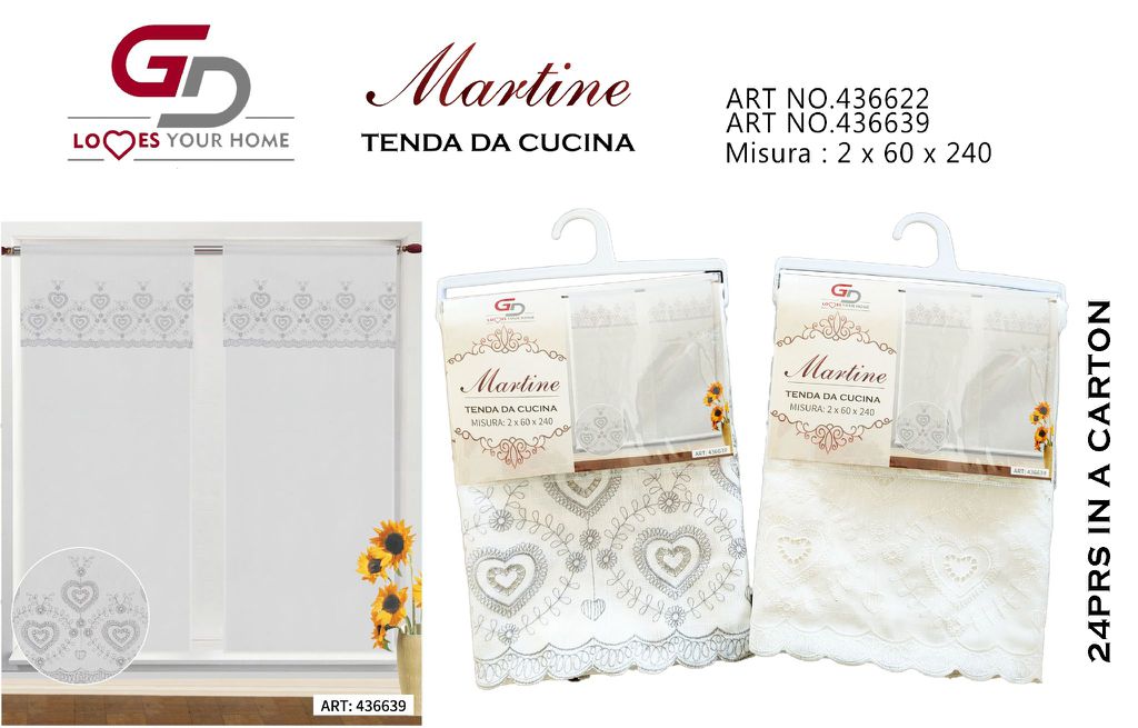 TENDA DA CUCINA MARTINE 2*60*240CM