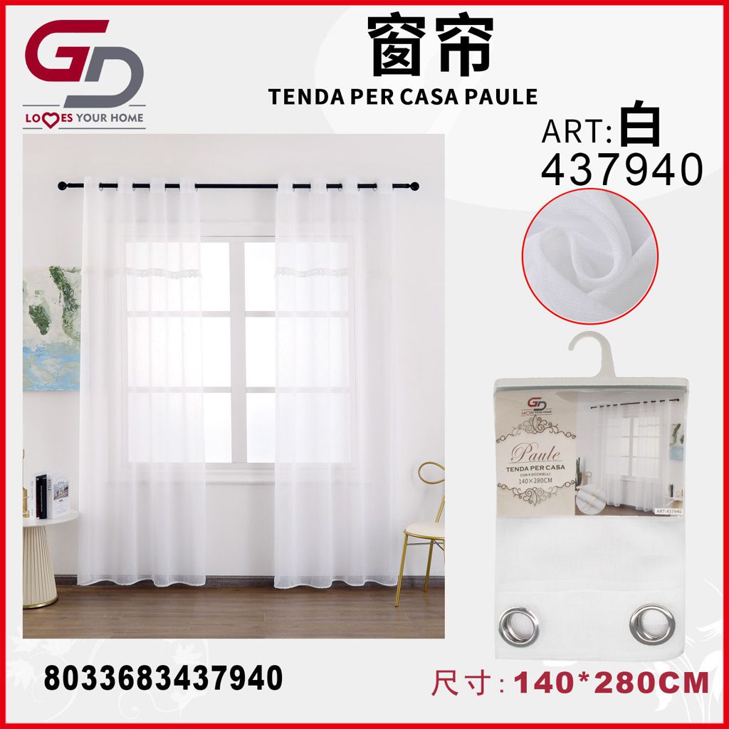 TENDA PER CASA PAULE 140*280CM