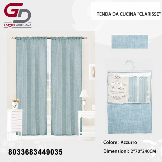 TENDA DA CUCINA CLARISSE 2*60*240CM 2*60*240CM
