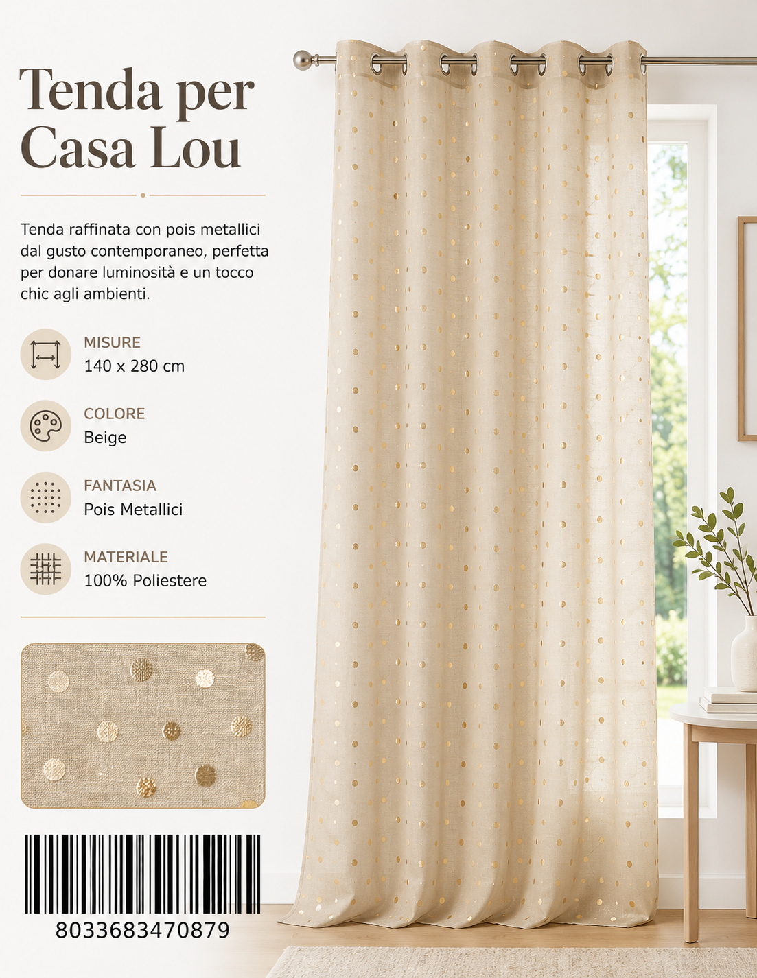 TENDA PER CASA“LOU” - 8033683470879