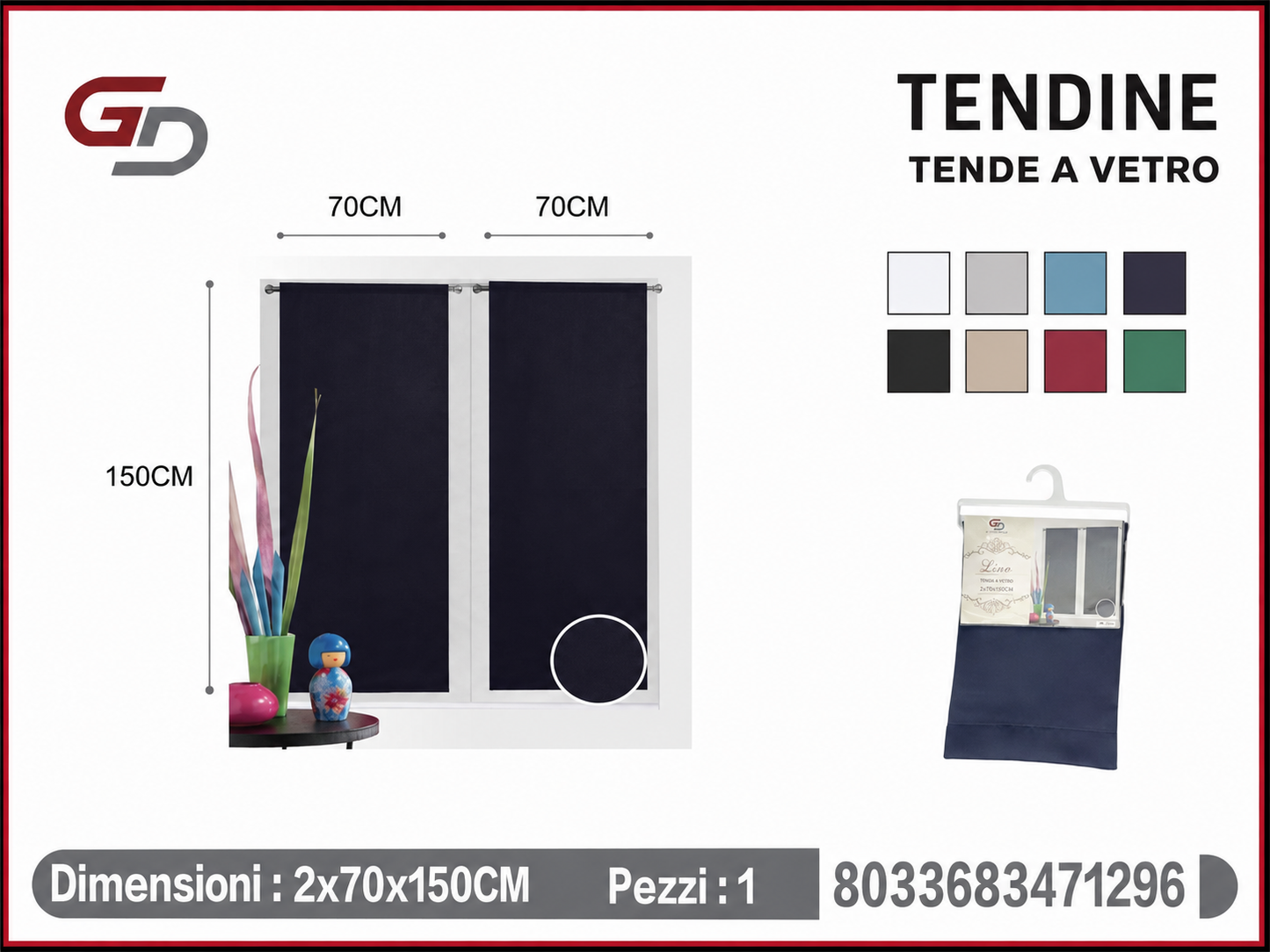 TENDA PER CASA LISON 70*150CM