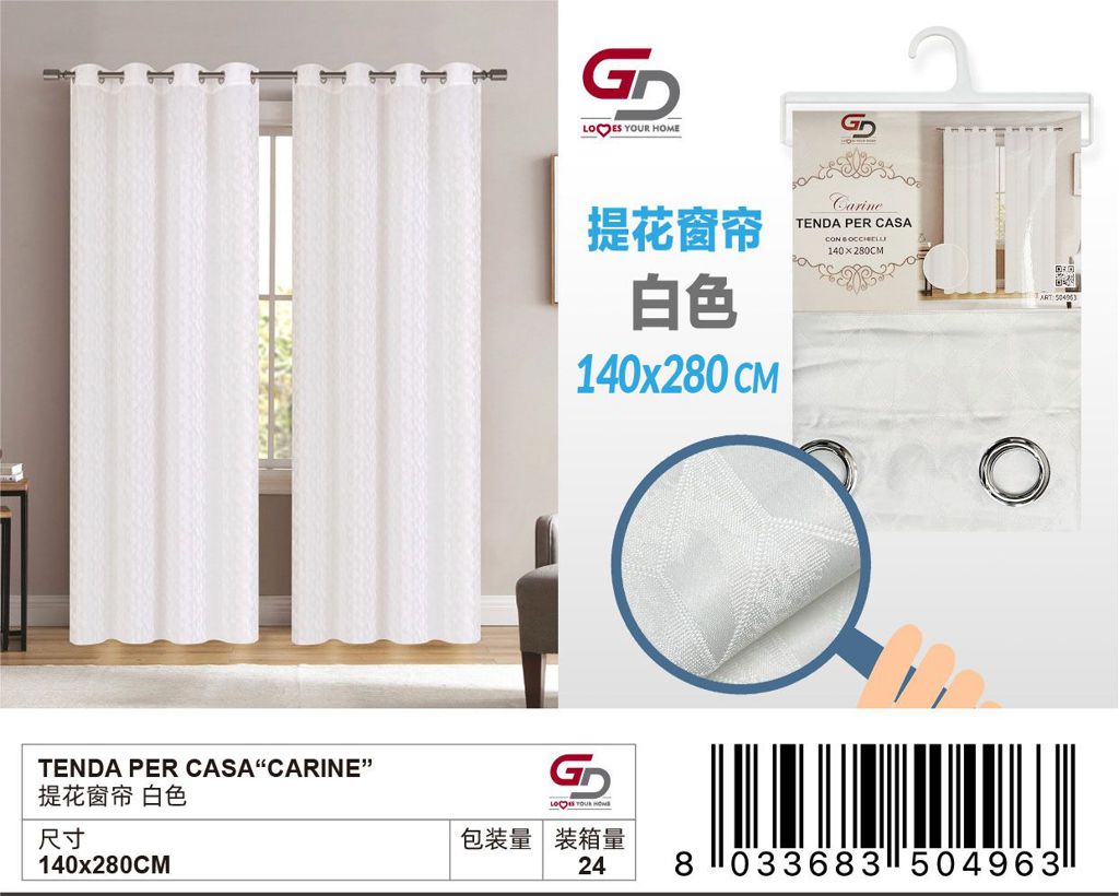 TENDA PER CASA Carine 140*280CM