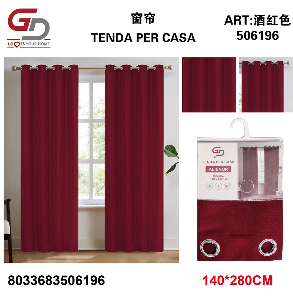 TENDA PER CASA Alienor 140*280CM