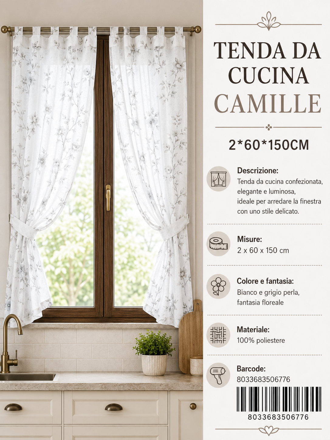 TENDINE LOU 45*150CM - 8033683506776