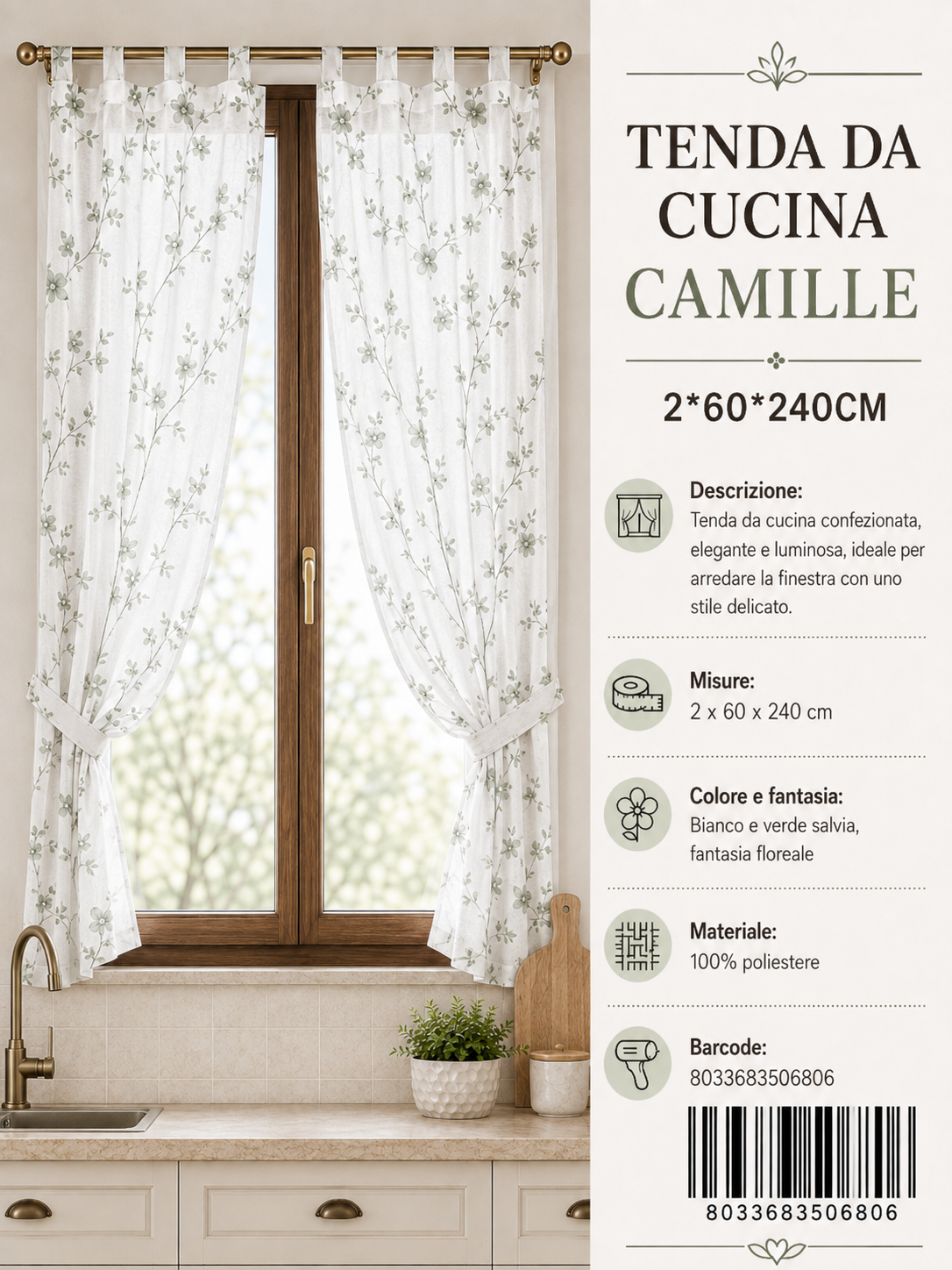 TENDINE LOU 45*240CM - 8033683506806