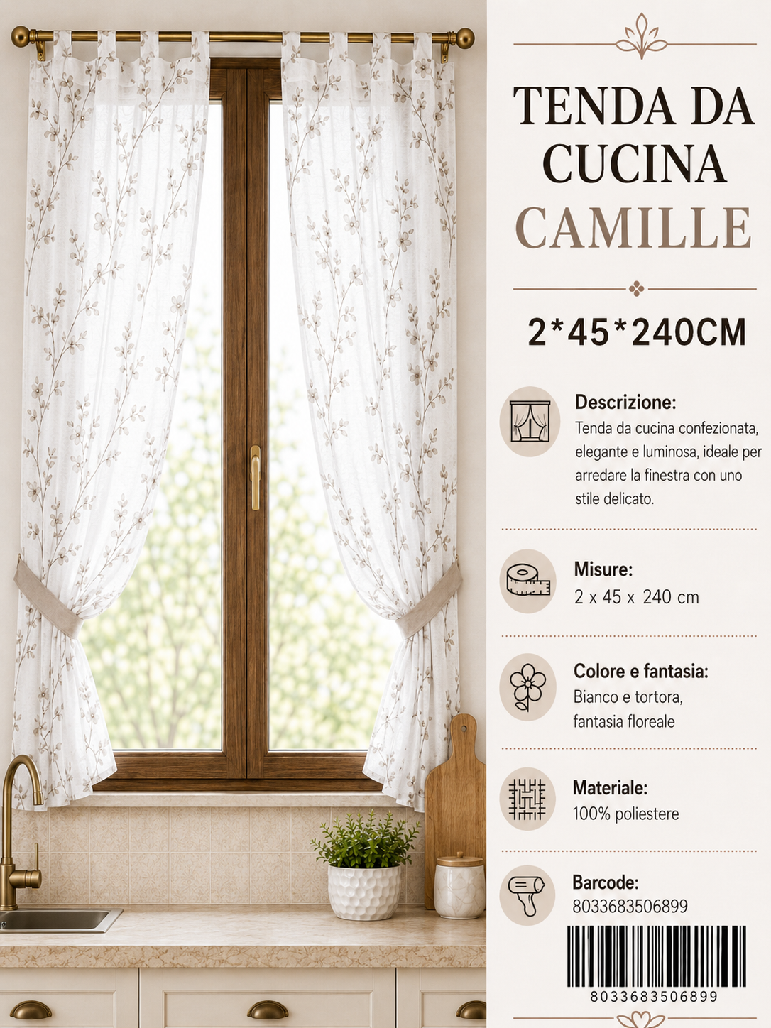 TENDINE LOU 60*150CM - 8033683506899