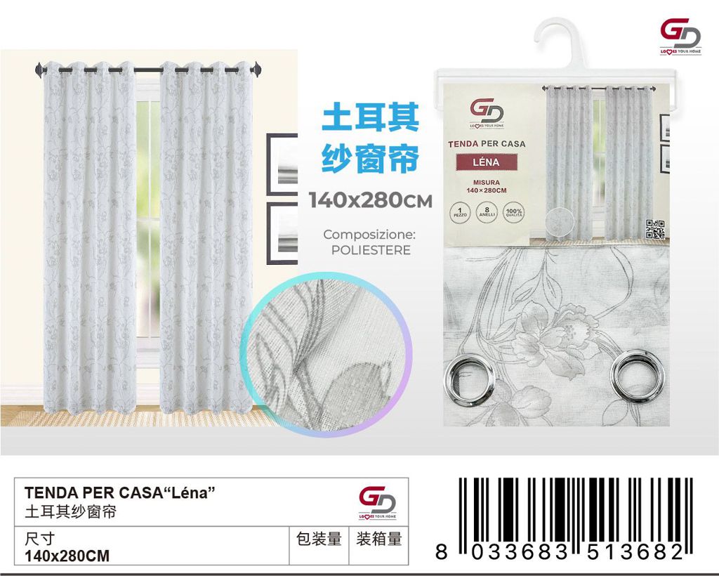 TENDA PER CASA Lena 140*280CM