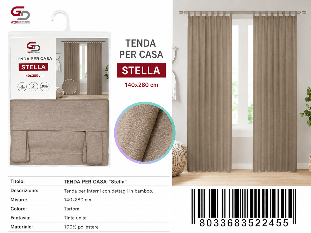 TENDA PER CASA Stella 140*280CM - 8033683522455