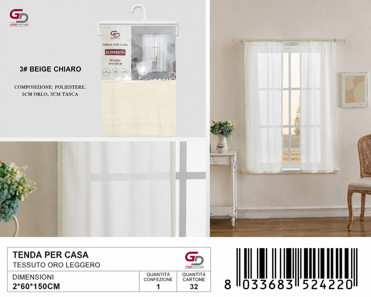 TENDA PER CASA 2*60*150CM