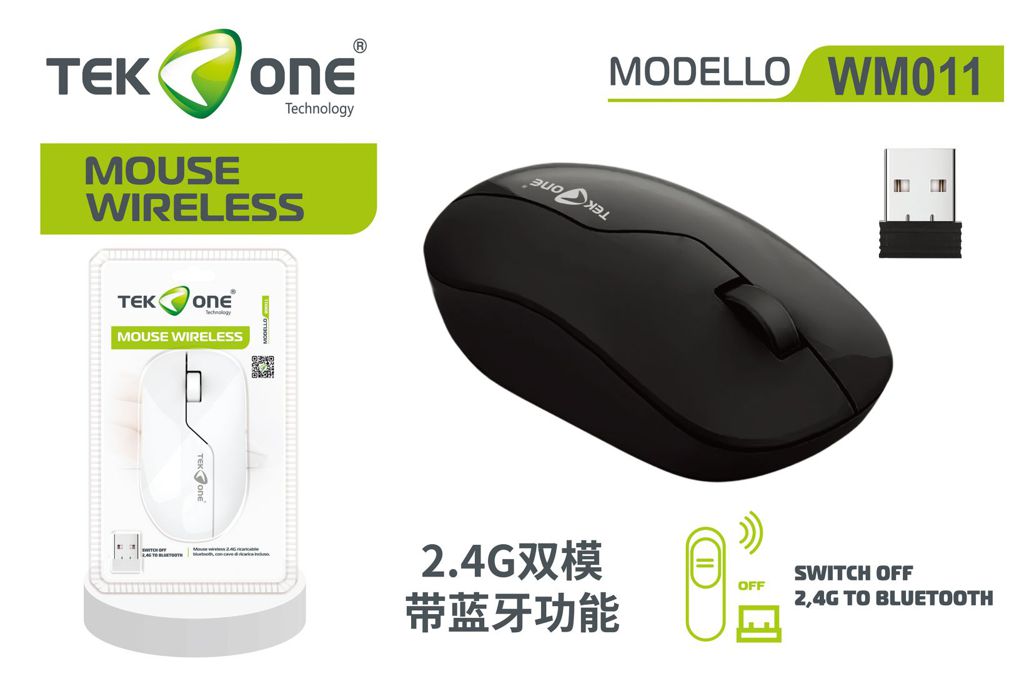 Mouse Wireless 2.4G Bluetooth