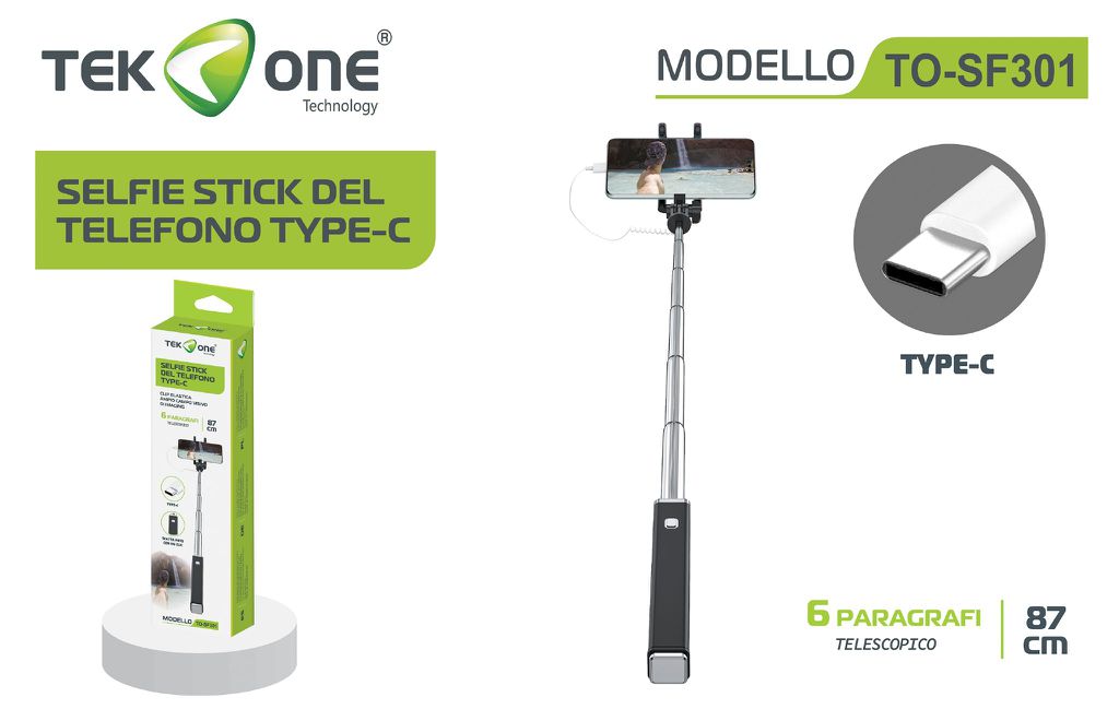 Selfie Stick Deltelefono TYPE-C