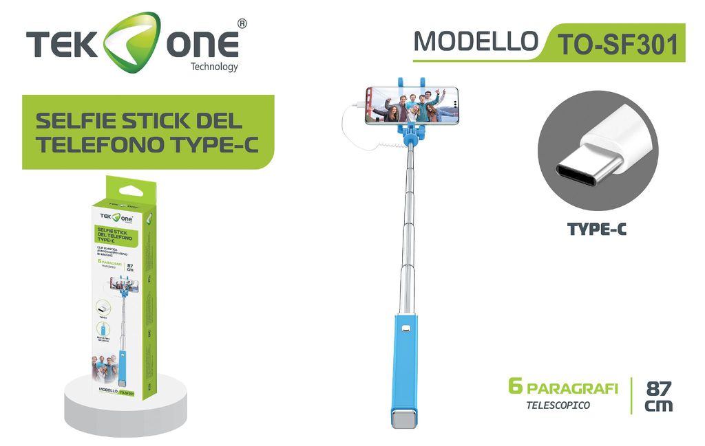 Selfie Stick Deltelefono TYPE-C