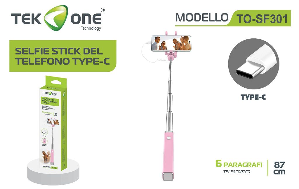 Selfie Stick Deltelefono TYPE-C