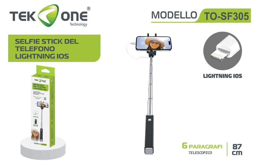 Selfie Stick Del Telefono Lightning Ios