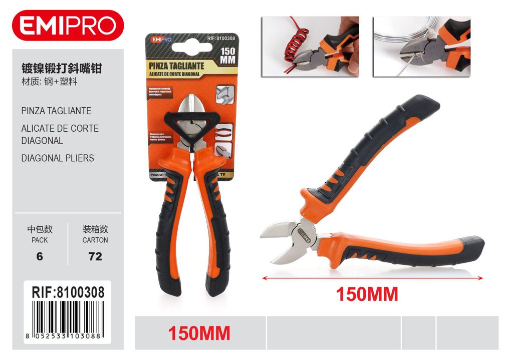 Pinza Tagliante 150mm